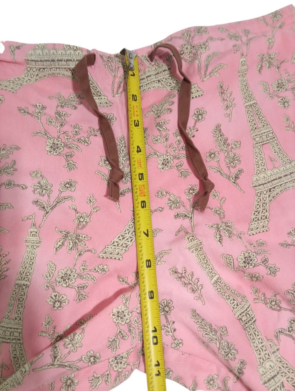 BedHead Pajama Set Pink Floral Cotton Button Front Sleepwear Size S - Picture 9 of 10